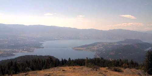 Okanagan Lake Valley - live webcam, British Columbia Kelowna