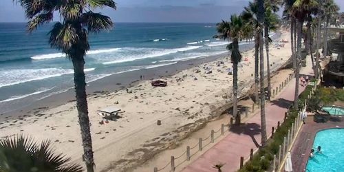 Playa de la calle Law -  Webcam , California San Diego