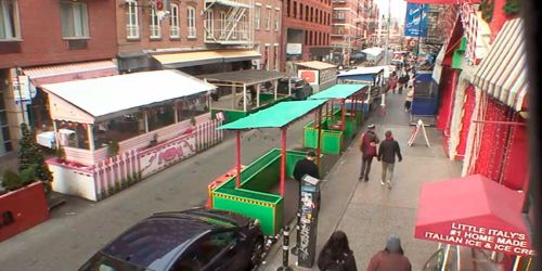 Little Italy on Manhattan - live webcam, New York New York