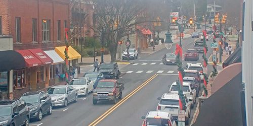 Waynesville Main Street Historic District - live webcam, North Carolina Asheville