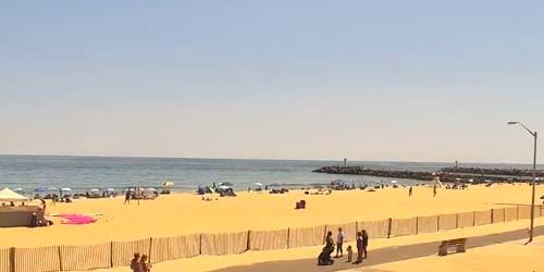 Beach in the village of Manasquan - live webcam, New Jersey Brick Township