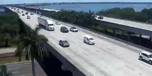 Bridge over the Manatee River - live webcam, Florida Bradenton