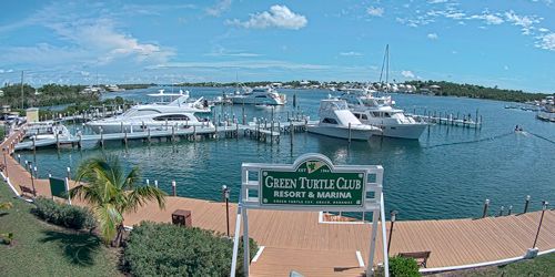 Resort y puerto deportivo Green Turtle Club -  Webcam , Cayo Tortuga Verde New Plymouth
