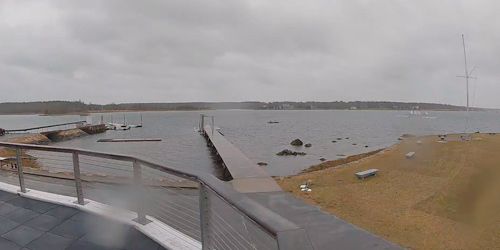 Embarcadero en la orilla de la bahía de Marion -  Webcam , New Bedford (MA)