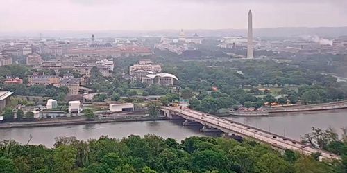 Theodore Roosevelt Bridge, Washington Monument - Live Webcam, Washington (DC)