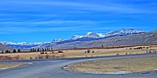Picos montañosos en los alrededores -  Webcam , Wyoming Dubois