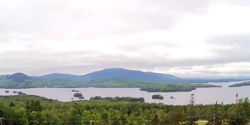 Big Moose Mountain, Lake Moosehead - live webcam, Maine Greenville