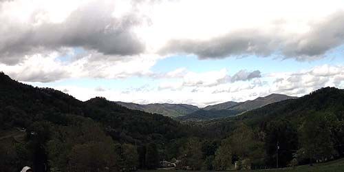 Panorama des montagnes à proximité -  Webсam , Caroline du Nord Asheville
