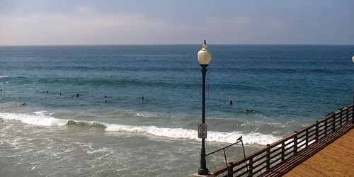 Jetée côté océan -  Webсam , California San Diego