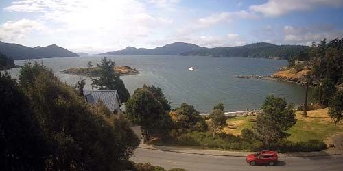 Fishing bay on Orcas Island - live webcam, Washington Bellingham
