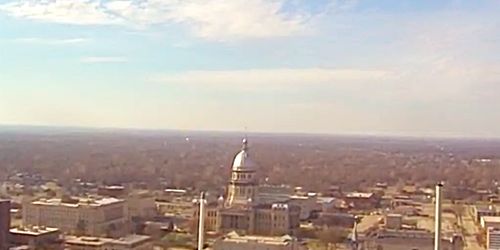 Panorama from above - live webcam, Illinois Springfield