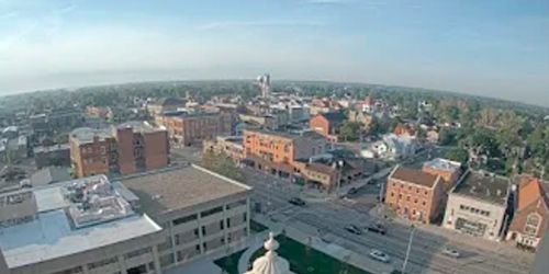 Panorama from above - live webcam, Ohio Troy