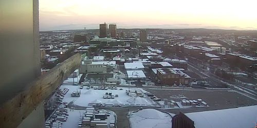 Panorama from above - live webcam, New Hampshire Manchester