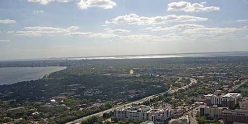 Panorama from above, weather camera - live webcam, Florida Tampa