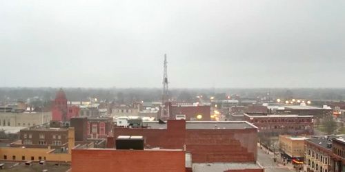 Panorama from above - live webcam, Illinois Decatur