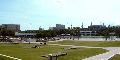Curtis Hixon Waterfront Park - live webcam, Florida Tampa