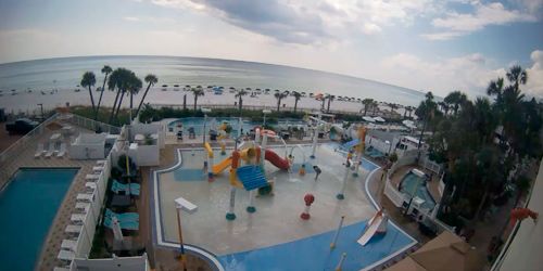 Water park on the coast of the Gulf of Mexico - live webcam, Florida Panama City