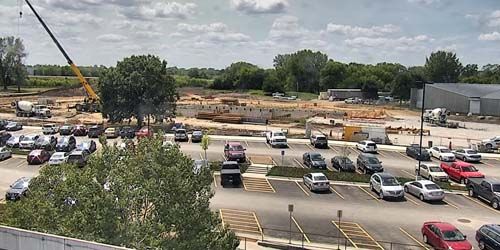 University Auto Parking - live webcam, Iowa Ames