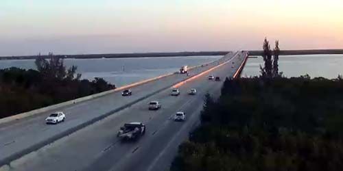 Peace River Bridge in Punta Gorda - live webcam, Florida Fort Myers