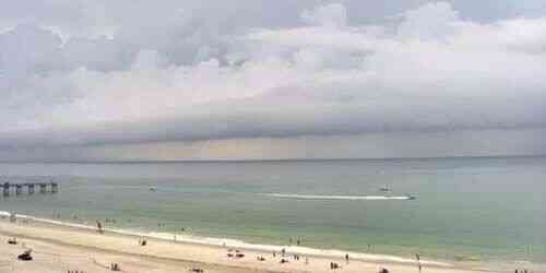 Pier on the shore of the atlantic ocean webcam - Jacksonville