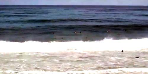 Banzai Pipeline Surfing - live webcam, Hawaii Honolulu