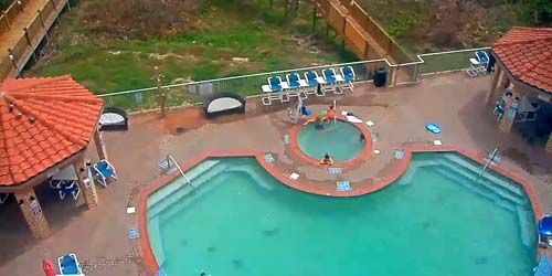 Swimming pool at La Copa Inn Beach - live webcam, Texas Brownsville