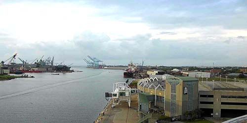 Sea port - live webcam, Alabama Mobile
