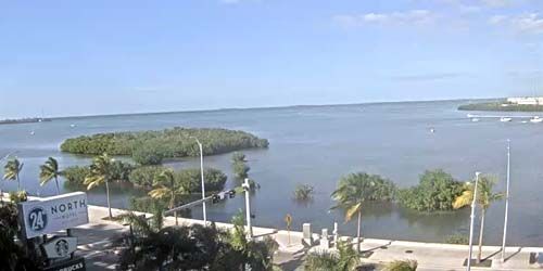 Promenade near the hotel 24 North Hotel - live webcam, Florida Key West