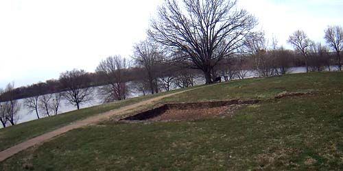 Vista del río Arkansas, cámara meteorológica -  Webcam , Arkansas Fort Smith