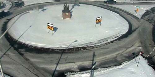 Circular road in the city center - live webcam, Province of Quebec Montreal