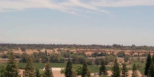 Rolling Hills - panorama from above - live webcam, California Fresno