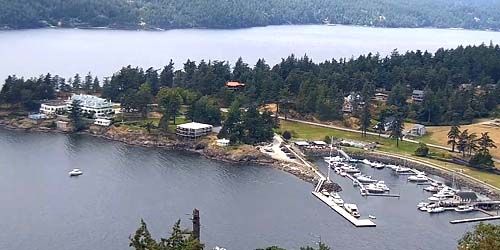 Rosario Resort and Spa, panorama from above - live webcam, Washington Seattle
