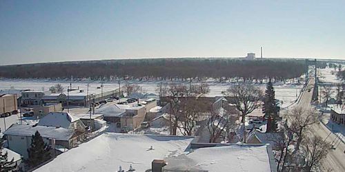 Panorama of the outskirts of the suburb of Selkirk - Live Webcam, Winnipeg (MB)