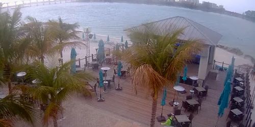 Restaurant at Shephard's Beach Resort - live webcam, Florida Clearwater
