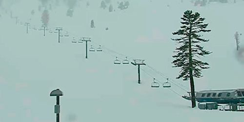 Ski slope at Mt. Rose - Ski Tahoe - live webcam, Nevada Reno