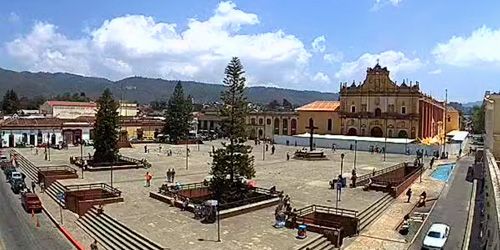 Central square in San Cristobal de las Casas - live webcam, Chiapas Tuxtla Gutierrez