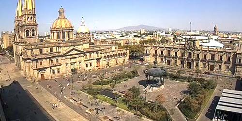 Main Square - live webcam, Jalisco Guadalajara