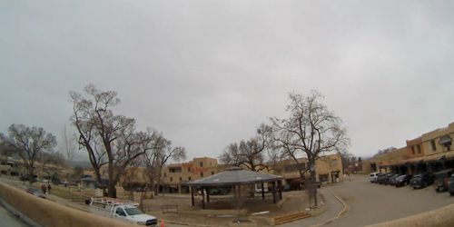 Central square in the historic district - Live Webcam, Taos (NM)