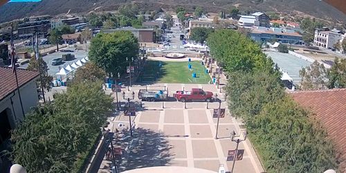 Plaza de la ciudad cerca del Centro Cívico -  Webcam , California Temecula