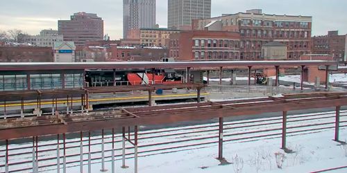 Train Station - live webcam, Massachusetts Springfield