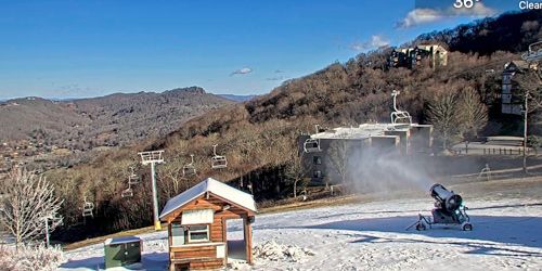 Club de campo y esquí de azúcar en Sugar Mountain -  Webcam , North Carolina Banner Elk