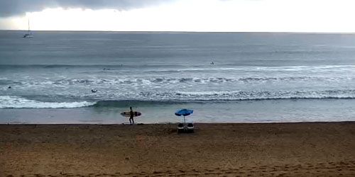 Surfers on the waves - live webcam, Guanakaste Tamarindo