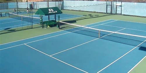 Tennis courts in Marine County - live webcam, California San Francisco