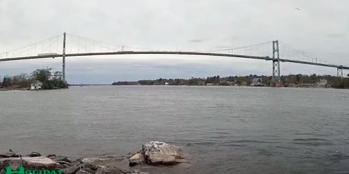 Thousand Island Bridge - Alexandria Bay webcam - Watertown