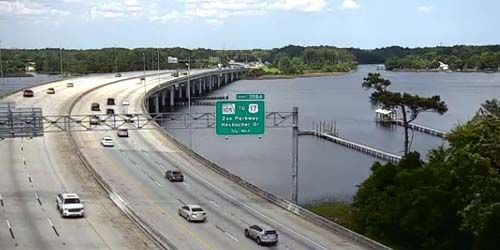 Pont de la rivière Trout -  Webсam , Florida Jacksonville