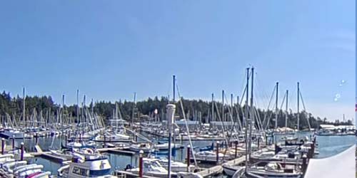 Tsehum Harbour in Sidney - live webcam, British Columbia Victoria