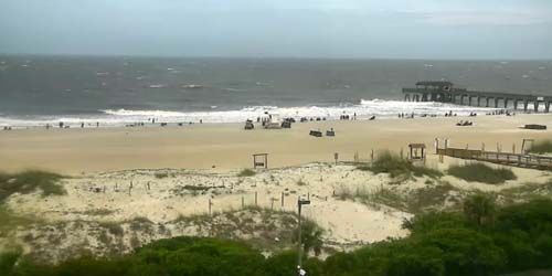 beaches on Tybee island - live webcam, Georgia Savannah