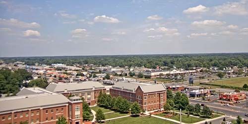 View of the city with Salisbury University - live webcam, Maryland Salisbury