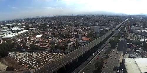 Panorama depuis une hauteur, caméra météo -  Webсam , District fédéral Mexico