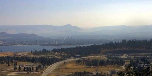 West Kelowna - Panorama from height - live webcam, British Columbia Kelowna